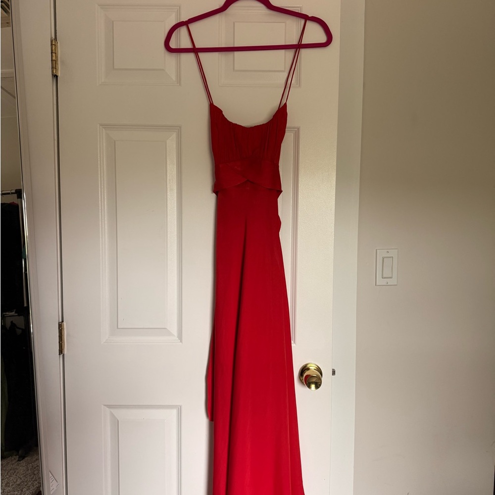 Elegant Red Evening Dress